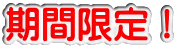 期間限定！